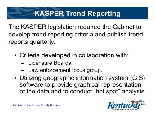 Kentucky All Schedule Prescription Electronic Reporting (KASPER)