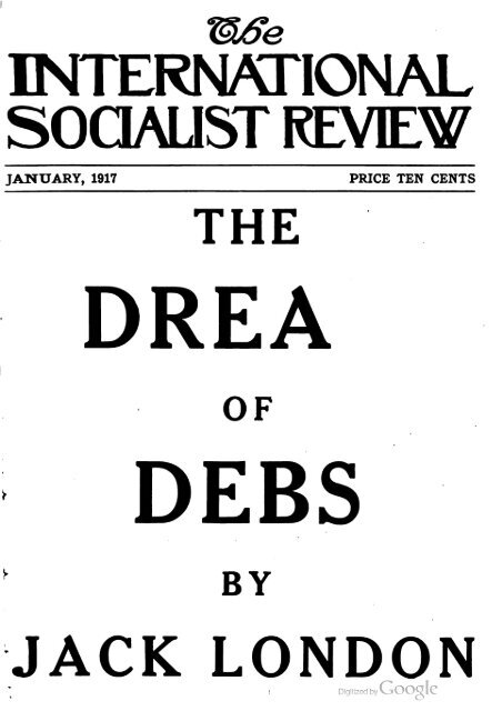 International Socialist Review (1900) Vol 17