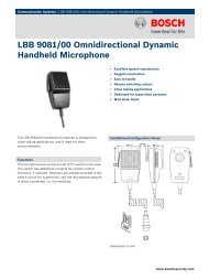LBB 9082/00 Unidirectional Gooseneck Microphone - NorSap AS