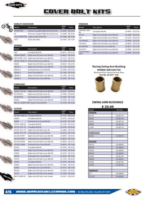 Close Outs Page 491 - 508 - Winners Circle