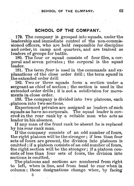 U.S. War Department, Infantry Drill Regulations - Regimental Drum ...