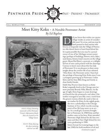 Pentwater Pride Meet Kitty Kokx - Pentwater Historical Society