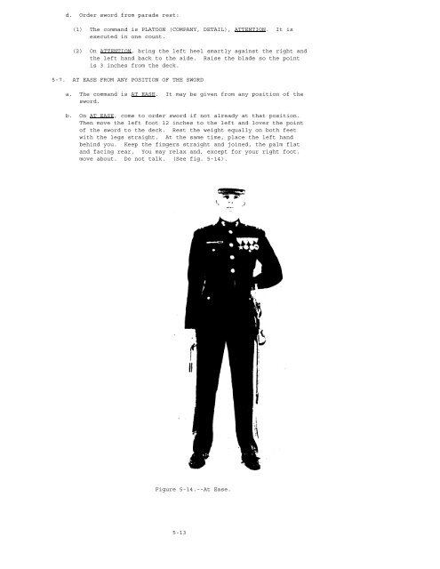 Marine corps drill and ceremonies manual - Regimental Drum Major ...