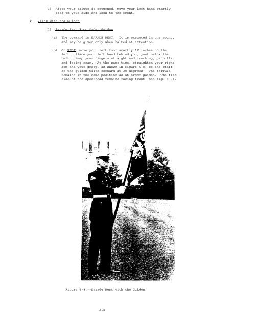 Marine corps drill and ceremonies manual - Regimental Drum Major ...