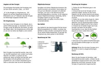 Angaben auf dem Fernglas Die wichtigsten ... - Poffa Optik Aarau