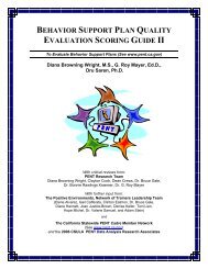 behavior support plan quality evaluation scoring guide ii - PENT