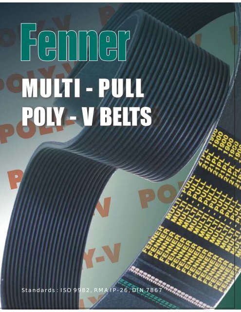 Fenner Multi-Pull Poly-V Belts - CL Shah & Company