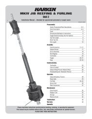 MKIV JIb ReefIng & fuRlIng unit 2 - Harken