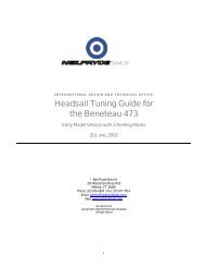 Headsail Tuning Guide for the Beneteau 473 - Neil Pryde Sails