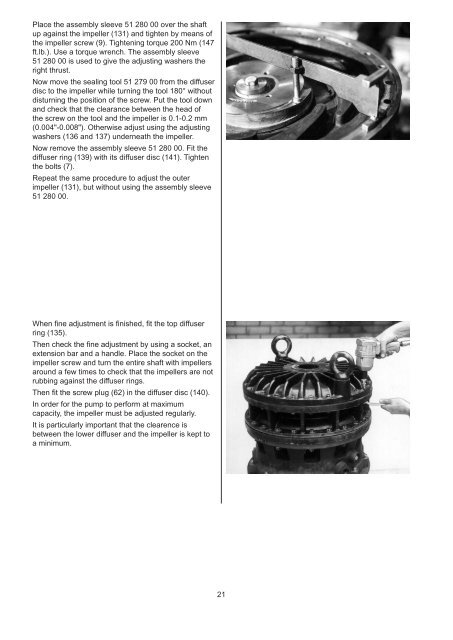 maintenance manual - Grindex Pump