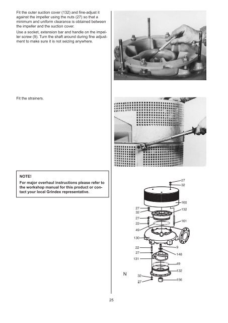 maintenance manual - Grindex Pump