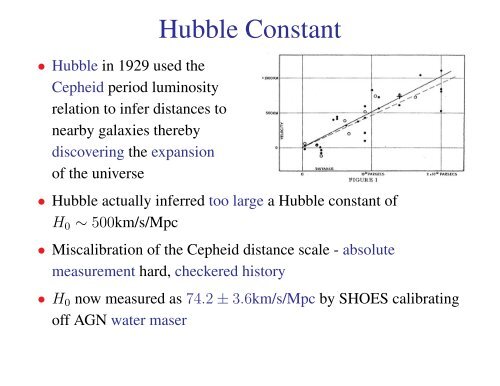 Astro 321 Set 1: FRW Cosmology - Wayne Hu's Tutorials