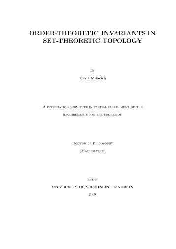 ORDER-THEORETIC INVARIANTS IN SET-THEORETIC TOPOLOGY