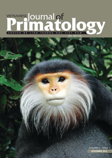 Vietnamese Journal of Primatology (2012) - Frankfurt Zoological ...