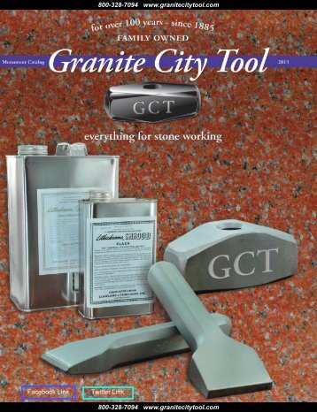 Monument Catalog 2013 - Granite City Tool