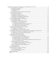 Chapter 18 Lexical Functions: Description of Lexical Relations in a ...