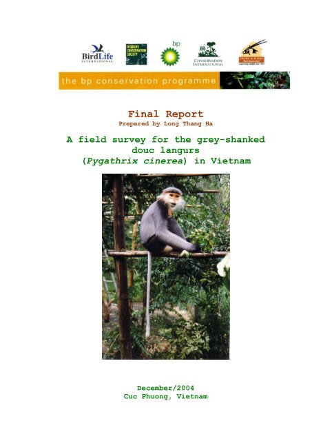 to read the final report for - Conservation Leadership Programme