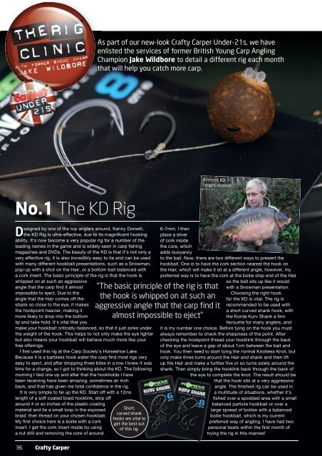 no.1 the kd rig - carp