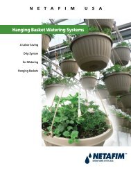 Hanging Basket Watering Systems - Netafim USA
