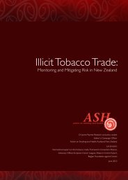 Illicit Tobacco Trade: - ASH