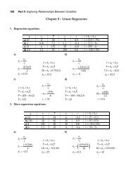 Chapter 8 – Linear Regression