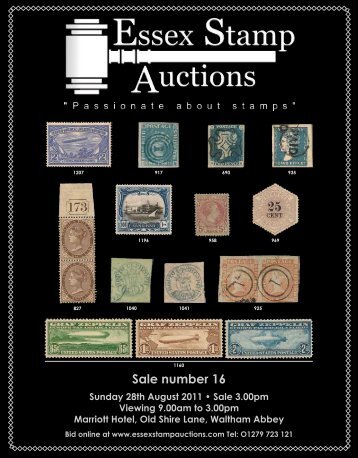 Sale number 16 - Essex Stamp Auctions