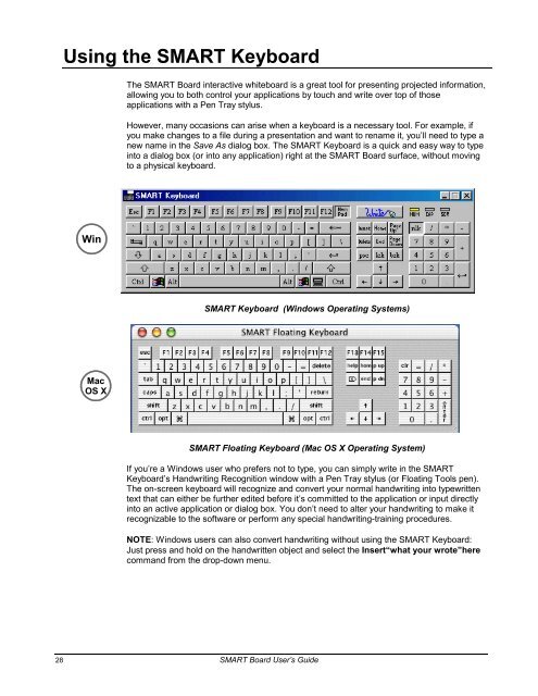 SMART Board User's Guide - Psychology