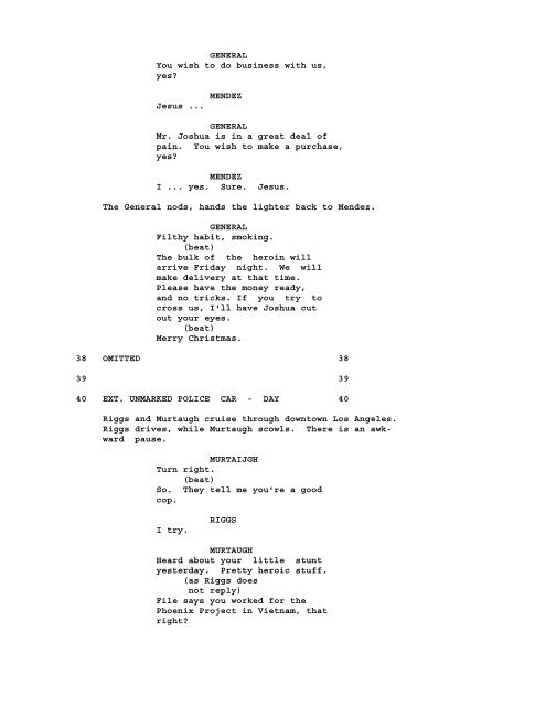 Lethal Weapon.pdf - Screenplay.com