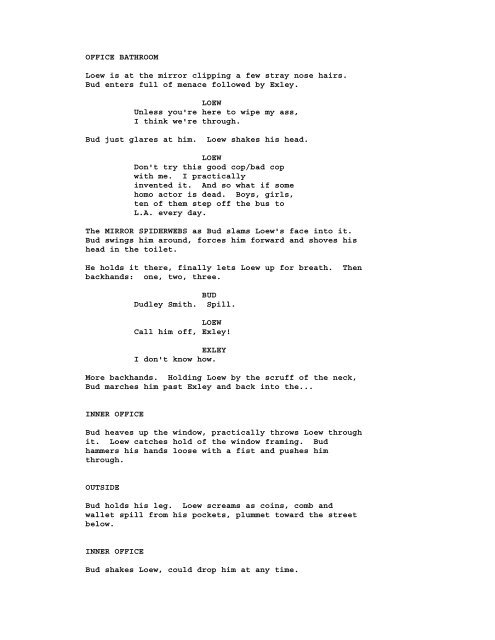 LA Confidential.pdf - Screenplay.com