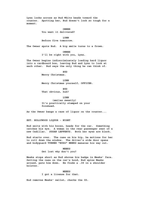 LA Confidential.pdf - Screenplay.com