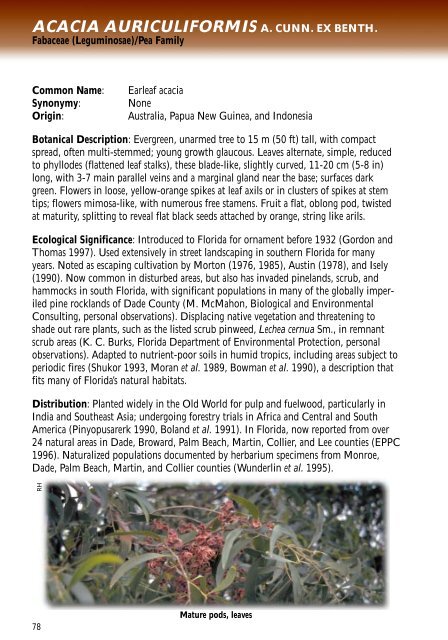 DICOTS - Florida Exotic Pest Plant Council