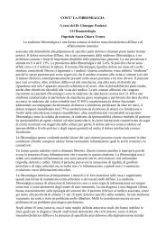 COS'E' LA FIBROMIALGIA A cura del Dr Giuseppe Paolazzi UO ...