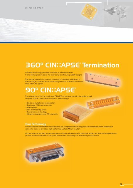 CIN::APSE® - Cinch Connectors