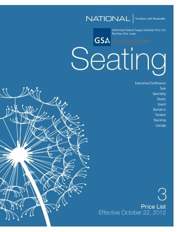 GSA Seating Price List - National Office Furniture