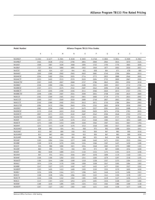 GSA Seating Price List - National Office Furniture