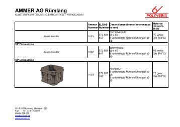 AMMER AG Rümlang - polyverix.ch