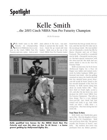 Kelle Smith - Sam Smith Reining Horses