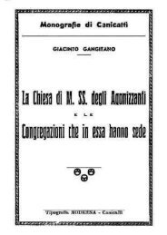 La Chiesa di M. SS. degli Agonizzanti - Canicattì