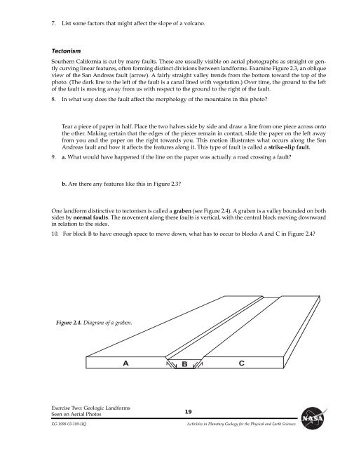 Planetary Geology pdf - Solar System Exploration