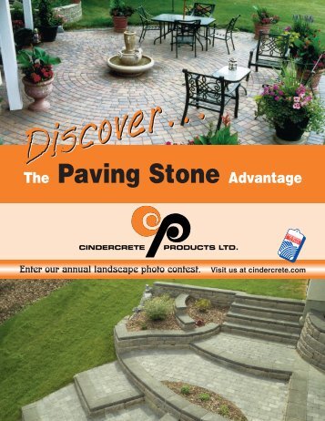 the paving stone - Cindercrete Products Ltd.