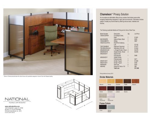 Chameleon™ Privacy Solution - National Office Furniture