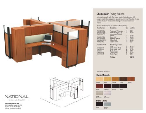 Chameleon™ Privacy Solution - National Office Furniture