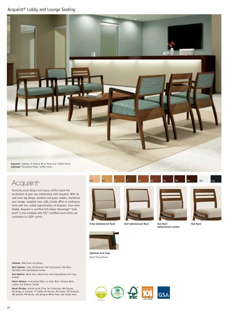 Lobby and Reception Solutions Brochure - National Office Furniture