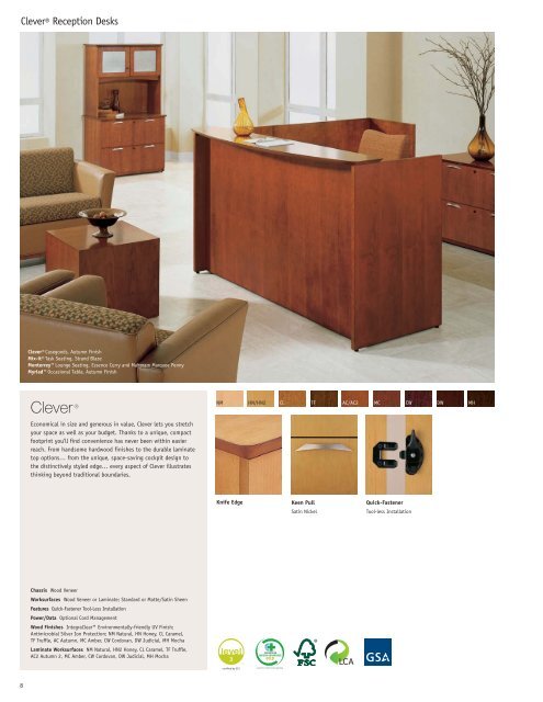 Lobby and Reception Solutions Brochure - National Office Furniture