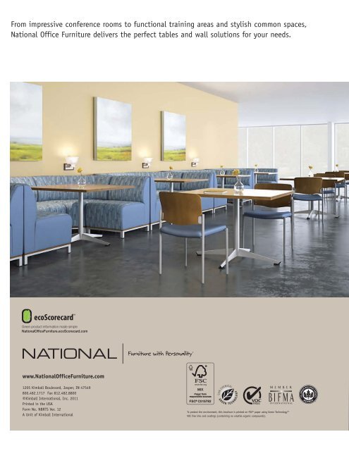 Table Solutions Brochure - National Office Furniture