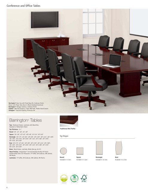 Table Solutions Brochure - National Office Furniture