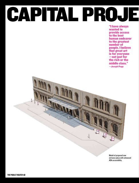 PROPOSED FIRST FLOOR MEZZANINE PLAN - the Public Theater