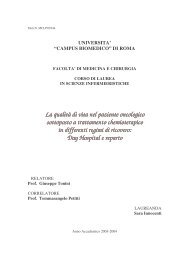 tesi sara innocenti - Associazione Italiana Infermieri di Area ...