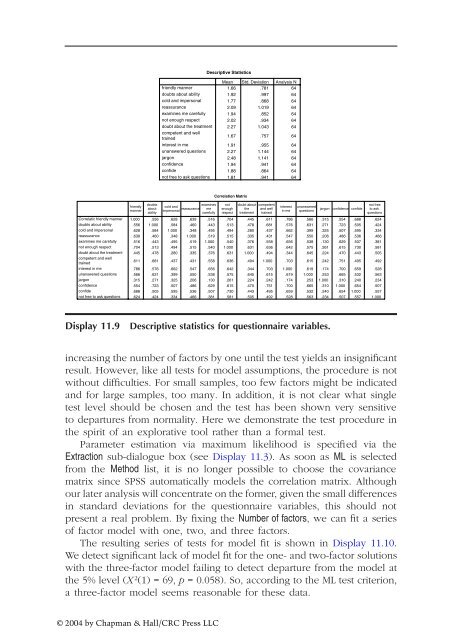 Brian S. Everitt A Handbook of Statistical Analyses using SPSS