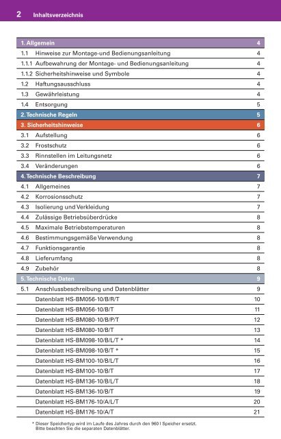 Montageanleitung HS - Forstner Speichertechnik GmbH